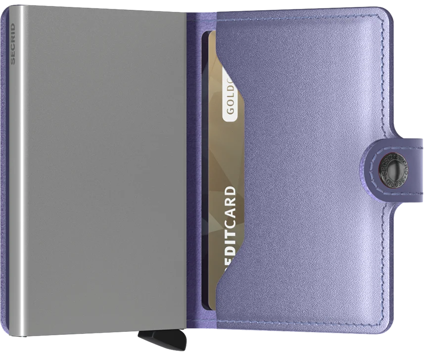 Miniwallet Metallic Lila