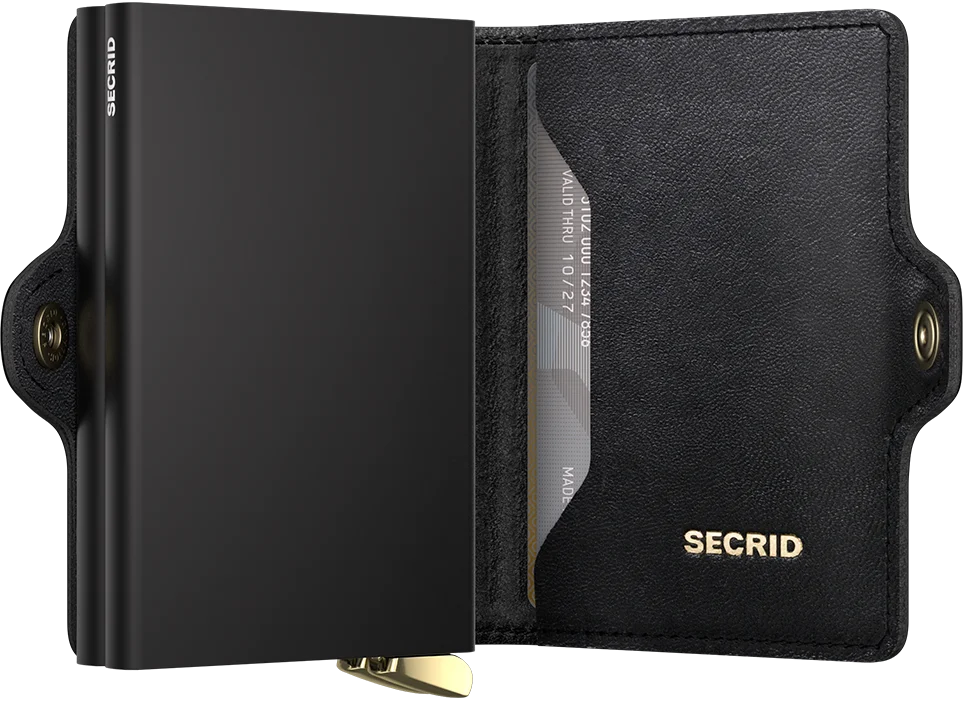Premium Twinwallet Emboss Diamond Black +