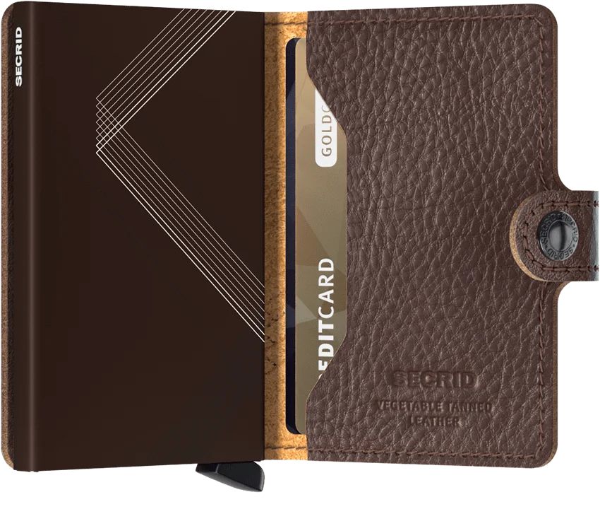 Miniwallet Stitch Linea Espresso