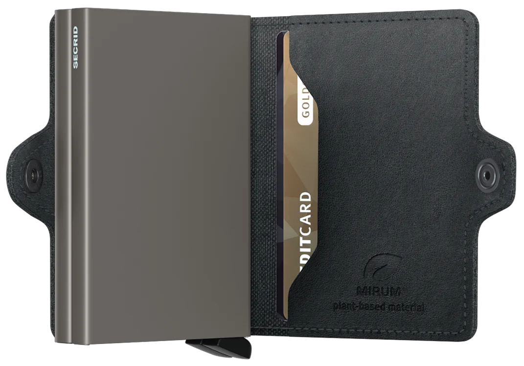 Twinwallet MIRUM Plant-Based Black
