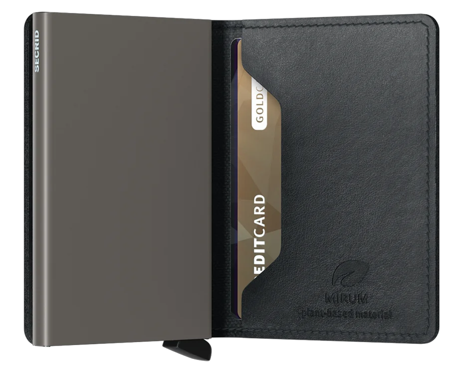 Slimwallet MIRUM Plant-Based Black