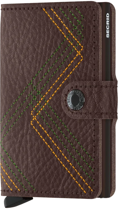Miniwallet Stitch Linea Espresso