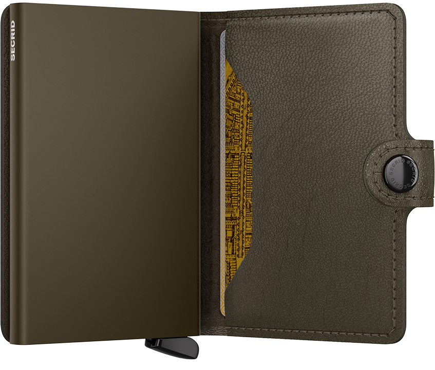 Premium Miniwallet Embossed Lines Cedar +